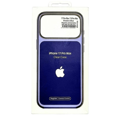 Накладка Clear Case with Magnetic and Animation для iPhone 17 Pro Max / 18 Pro Max- Shadow Blue