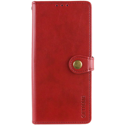 Чохол-книжка GETMAN Gallant шкіряний для Motorola Edge 50 Fusion- червоний Чохол-книжка GETMAN Gallant шкіряний для Motorola Edge 50 Fusion- червоний