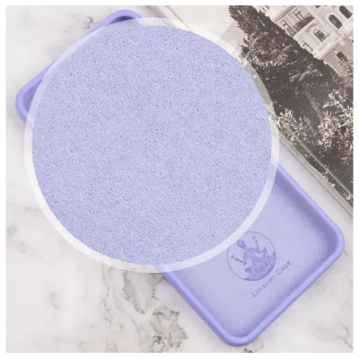 Накладка (з мікрофіброю) Silicone Cover Lakshmi Full Camera для Oppo A60 4G- бузковий