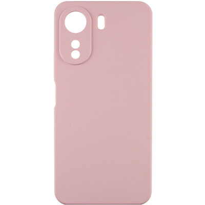 Накладка (з мікрофіброю) Silicone Cover Lakshmi Full Camera для Oppo A60 4G- рожевий пісок