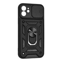 Протиударний чохол Camshield Serge Ring для iPhone 12- чорний