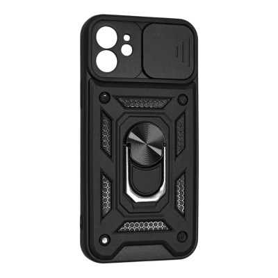 Протиударний чохол Camshield Serge Ring для iPhone 12- чорний Протиударний чохол Camshield Serge Ring для iPhone 12- чорний
