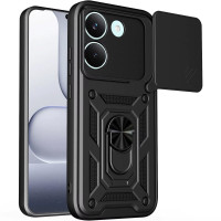 Протиударний чохол Camshield Serge Ring для Xiaomi Poco X8 Pro- чорний Протиударний чохол Camshield Serge Ring для Xiaomi Poco X8 Pro- чорний