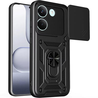 Протиударний чохол Camshield Serge Ring для Xiaomi Poco X8 Pro- чорний Протиударний чохол Camshield Serge Ring для Xiaomi Poco X8 Pro- чорний