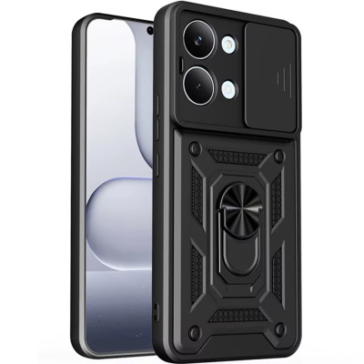 Протиударний чохол Camshield Serge Ring для Xiaomi Poco X8 Pro Max- чорний Протиударний чохол Camshield Serge Ring для Xiaomi Poco X8 Pro Max- чорний