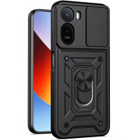 Протиударний чохол Camshield Serge Ring для Xiaomi Redmi A7 Pro 4G / Poco C81- чорний Протиударний чохол Camshield Serge Ring для Xiaomi Redmi A7 Pro 4G / Poco C81- чорний