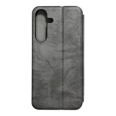 Чохол-книжка Belora шкіряний для Samsung S24 FE- сірий
