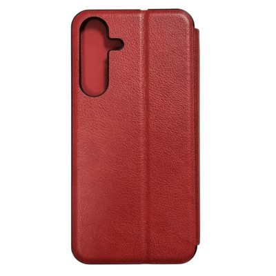 Чохол-книжка Belora шкіряний для Samsung S24 FE- червоний