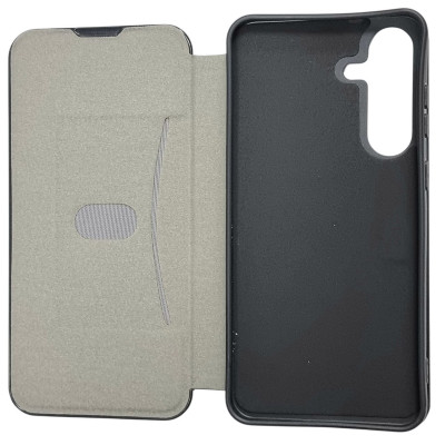 Чохол-книжка Belora шкіряний для Samsung S25 FE- сірий