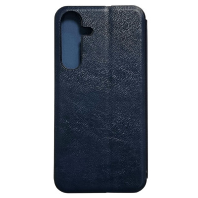 Чохол-книжка Belora шкіряний для Samsung S25 FE- темно-синій