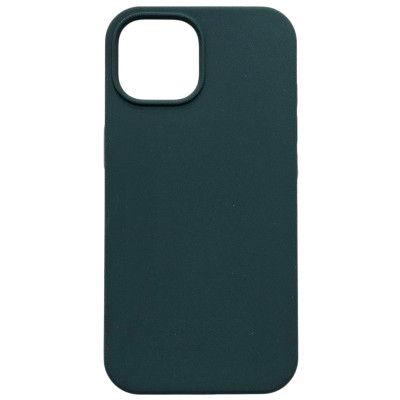 Накладка (з мікрофіброю) NO LOGO для iPhone 13- зелена трава Накладка (з мікрофіброю) NO LOGO для iPhone 13- зелена трава