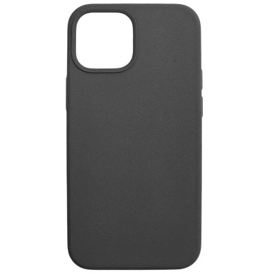 Накладка (з мікрофіброю) NO LOGO для iPhone 13 mini- темно-сірий Накладка (з мікрофіброю) NO LOGO для iPhone 13 mini- темно-сірий
