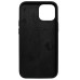 Накладка (з мікрофіброю) NO LOGO для iPhone 13 mini- чорний