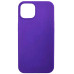 Накладка (з мікрофіброю) NO LOGO для iPhone 14- ультра-фіолетовий
