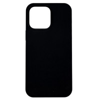 Накладка (з мікрофіброю) NO LOGO для iPhone 14 Pro Max- чорний