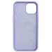 Накладка (з мікрофіброю) NO LOGO для iPhone 15- бузковий