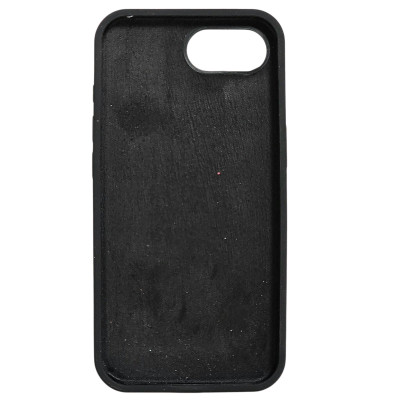 Накладка (з мікрофіброю) NO LOGO для iPhone 16e / 17e- чорний