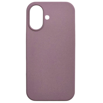 Накладка (з мікрофіброю) NO LOGO для iPhone 17- ліловий Накладка (з мікрофіброю) NO LOGO для iPhone 17- ліловий