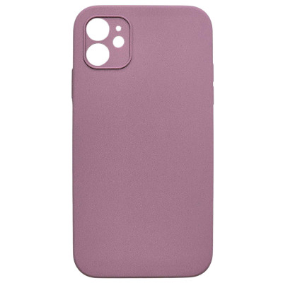 Накладка (з мікрофіброю) Silk Full Camera / квадратні кути / NO LOGO для iPhone 11- ліловий Накладка (з мікрофіброю) Silk Full Camera / квадратні кути / NO LOGO для iPhone 11- ліловий