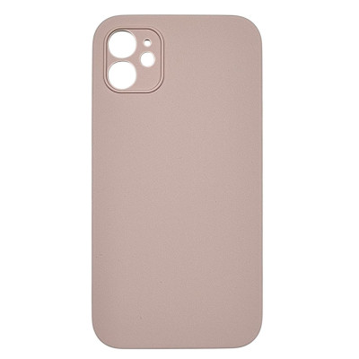 Накладка (з мікрофіброю) Silk Full Camera / квадратні кути / NO LOGO для iPhone 11- рожевий пісок Накладка (з мікрофіброю) Silk Full Camera / квадратні кути / NO LOGO для iPhone 11- рожевий пісок
