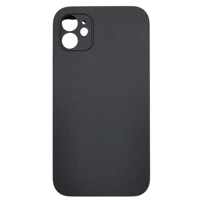 Накладка (з мікрофіброю) Silk Full Camera / квадратні кути / NO LOGO для iPhone 11- темно-сірий Накладка (з мікрофіброю) Silk Full Camera / квадратні кути / NO LOGO для iPhone 11- темно-сірий