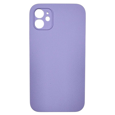 Накладка (з мікрофіброю) Silk Full Camera / квадратні кути / NO LOGO для iPhone 11- бузковий Накладка (з мікрофіброю) Silk Full Camera / квадратні кути / NO LOGO для iPhone 11- бузковий