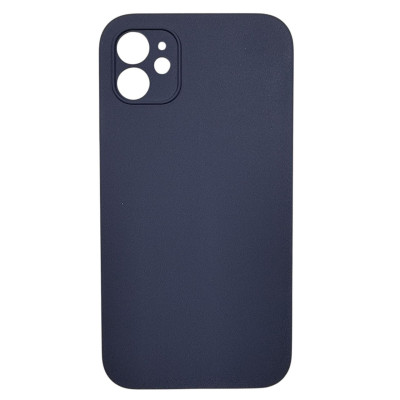 Накладка (з мікрофіброю) Silk Full Camera / квадратні кути / NO LOGO для iPhone 11- темно-синій Накладка (з мікрофіброю) Silk Full Camera / квадратні кути / NO LOGO для iPhone 11- темно-синій