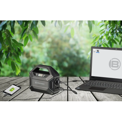Зарядна станція Bresser Portable Power Supply 155Wh 100W USB AC DC переносний акумулятор + сонячна панель Зарядна станція Bresser Portable Power Supply 155Wh 100W USB AC DC переносний акумулятор + сонячна панель