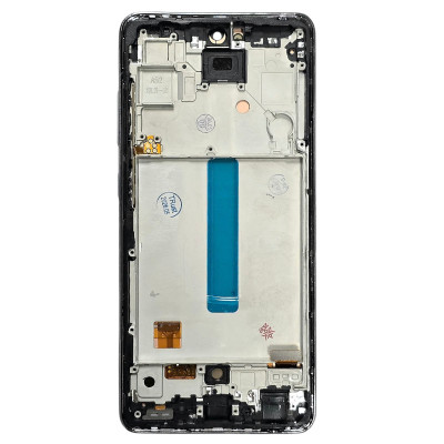 Дисплей для мобільного телефона Samsung A52 4G (A525) / A52 5G (A526) Oled with frame (small size) з тачскріном Black
