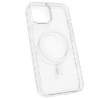 Накладка MagCore Clear with color Magnetic для iPhone 15- прозорий з білим