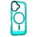 Накладка ArmorEdge Transparent (посилені борти) with Magnetic для iPhone 17- зелений