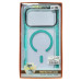 Накладка ArmorEdge Transparent (посилені борти) with Magnetic для iPhone 17- зелений