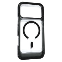 Накладка ArmorEdge Transparent (посилені борти) with Magnetic для iPhone 17 Pro / 18Pro- чорний