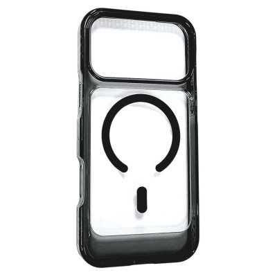 Накладка ArmorEdge Transparent (посилені борти) with Magnetic для iPhone 17 Pro / 18Pro- чорний