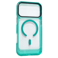 Накладка ArmorEdge Transparent (посилені борти) with Magnetic для iPhone 17 Pro / 18 Pro- зелений