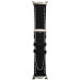 Ремінець шкіряний для Samsung Galaxy Watch 9 (40/44mm) / 8 (40/44mm) / 8 Classic- чорний