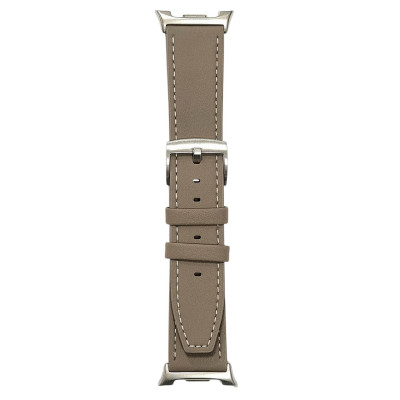Ремінець шкіряний для Samsung Galaxy Watch 9 (40/44mm) / 8 (40/44mm) / 8 Classic- коричневий