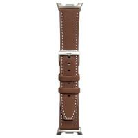 Ремінець шкіряний для Samsung Galaxy Watch 9 (40/44mm) / 8 (40/44mm) / 8 Classic- темно-коричневий