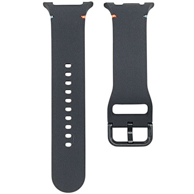 Ремінець силіконовий для Samsung Galaxy Watch 9 (40/44mm) / 8 (40/44mm) / 8 Classic (S / 113mm)- темно-сірий