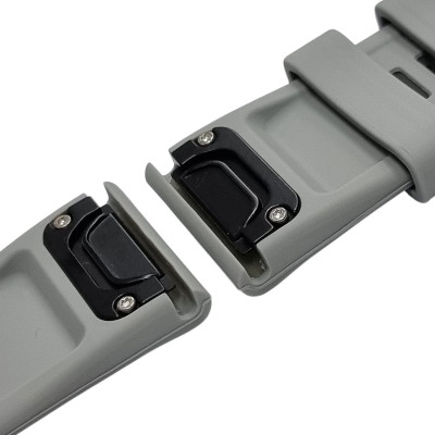 Ремінець силіконовий для годинників Garmin 5 / 6 / 7 20mm- сірий