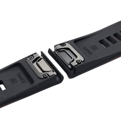 Ремінець силіконовий Stripe для годинників Garmin 26mm- помаранчевий