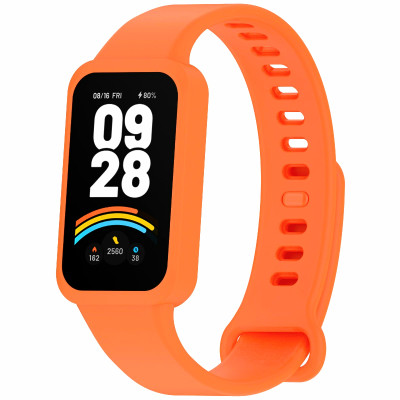 Ремінець для Xiaomi Redmi Band 3 / Xiaomi Smart 9 Active- помаранчевий