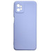 Накладка (з мікрофіброю) GETMAN Liquid Silk Full Camera для Motorola Moto G32- бузковий