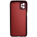 Накладка (з мікрофіброю) GETMAN Liquid Silk Full Camera для Motorola Moto G32- марсала