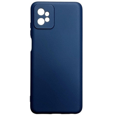 Накладка (з мікрофіброю) GETMAN Liquid Silk Full Camera для Motorola Moto G32- темно-синій Накладка (з мікрофіброю) GETMAN Liquid Silk Full Camera для Motorola Moto G32- темно-синій