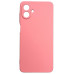 Накладка (з мікрофіброю) GETMAN Liquid Silk Full Camera для Samsung A07 / A08- рожевий