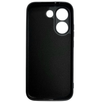 Накладка (з мікрофіброю) GETMAN Liquid Silk Full Camera для Xiaomi Poco X8 Pro- чорний