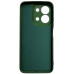Накладка (з мікрофіброю) GETMAN Liquid Silk Full Camera для Xiaomi Redmi 15C (Global 171mm) / Redmi 17C 5G / Poco C85- темно-зелений