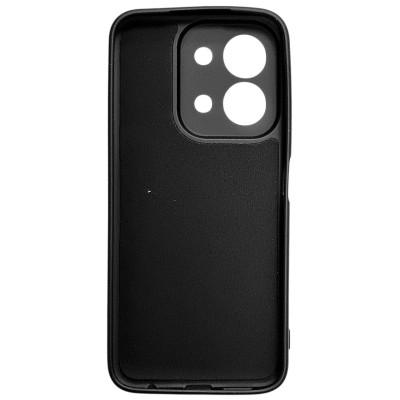 Накладка (з мікрофіброю) GETMAN Liquid Silk Full Camera для Xiaomi Redmi 15C (Global 171mm) / Redmi 17C 5G / Poco C85- чорний
