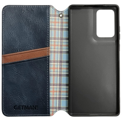Чохол-книжка GETMAN Cubic для Motorola Edge 50 Fusion- синій